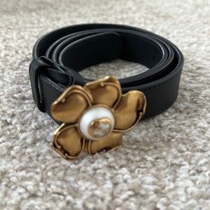 Gucci Flower Pearl Belt size 85